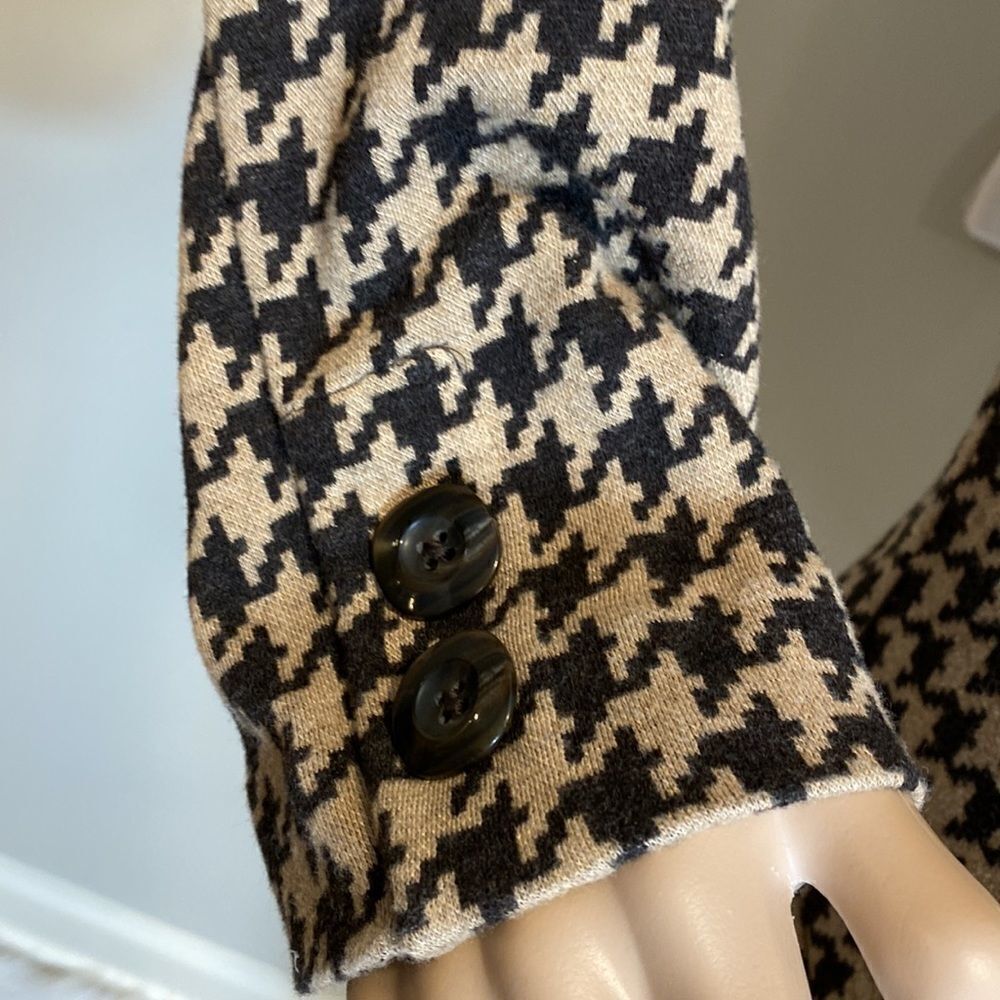 Classiques Entier Houndstooth Print Jacket Y2k Si… - image 2